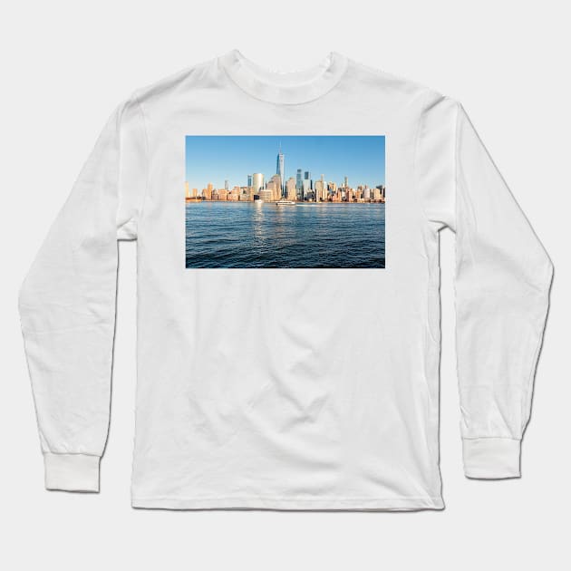 New York Skyline Long Sleeve T-Shirt by EduardoRamon